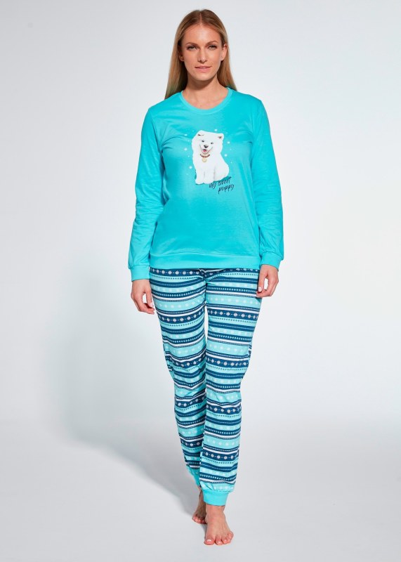 Pyžamo Cornette 671/345 Sweet Puppy dlouhé/r S-XL dámské