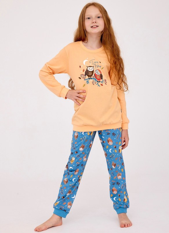 Cornette Young Girl pyžamo 978/176 Sovy 2 d/r 134-164 - Dámská pyžama