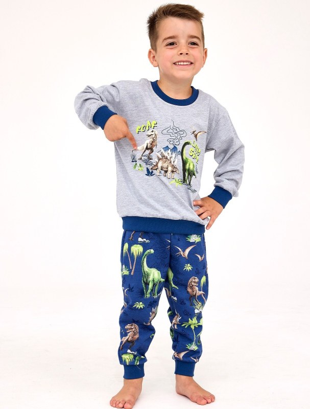 Cornette Kids Boy 593/163 Dinosauří pyžamo délka/r 110-128 Cornette Kids Boy 593/163 Dinosauří pyžamo délka/r 110-128 - Dámská pyžama