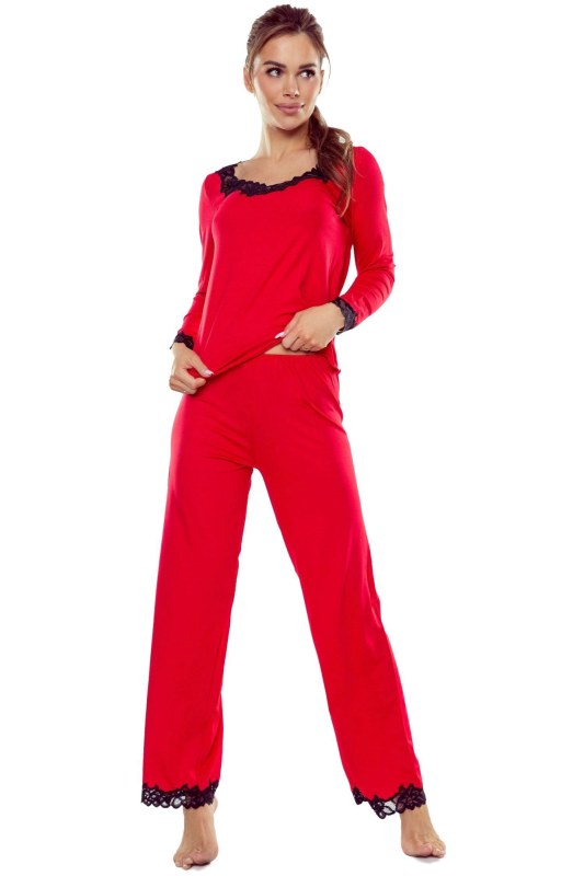 Dámské pyžamo Arleta red - ELDAR - Dámská pyžama