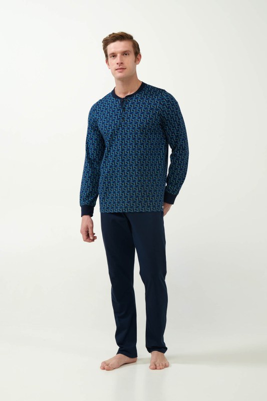 Vamp - Pyžamo s geometrickým potiskem 21680 - Vamp - Dámská pyžama