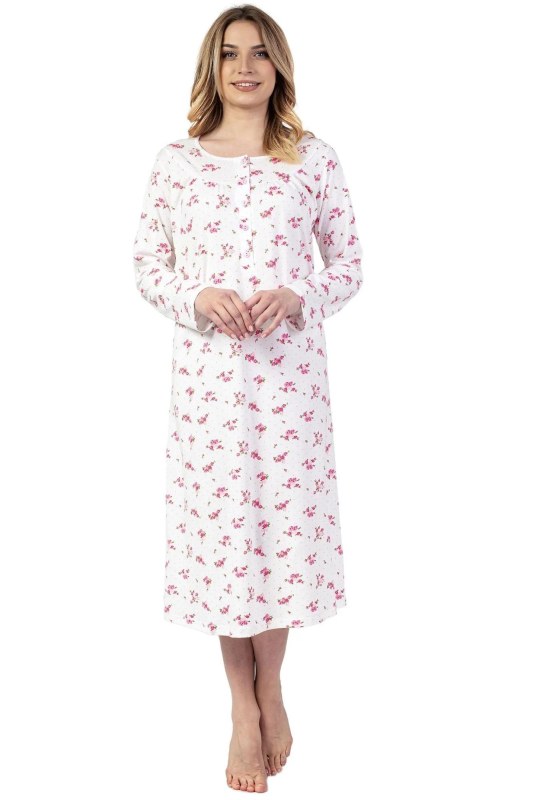 Dámská noční košilka 012 pink - REGINA Dámská noční košilka 012 pink - REGINA - Dámská pyžama košilky