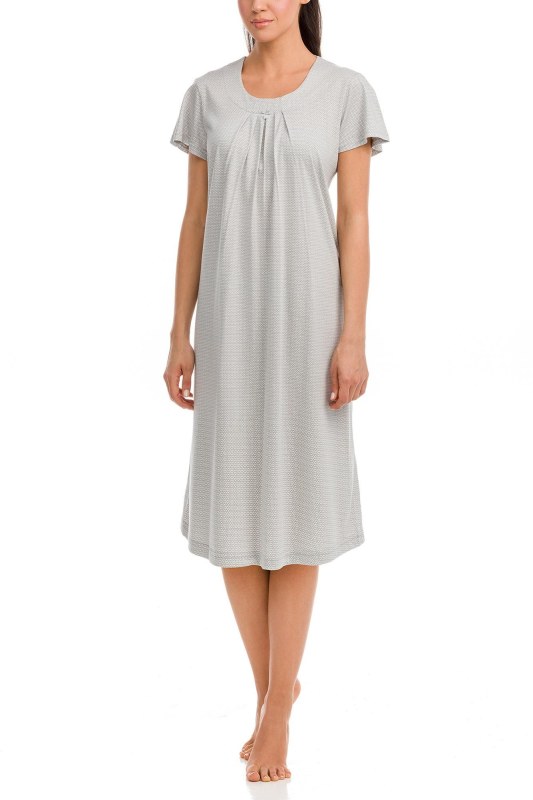 Dámská noční košile Aphrodite 12019-473 šedá - Vamp - Dámská pyžama noční košile