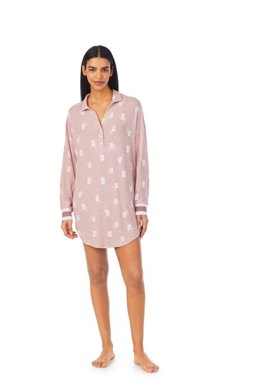 Dámská noční košile YI2322672 215 starorůžová - DKNY - Dámská pyžama noční košile