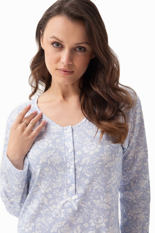 Dámská košile Luna 180 long/r S-2XL Z24/25 - Dámská pyžama noční košile