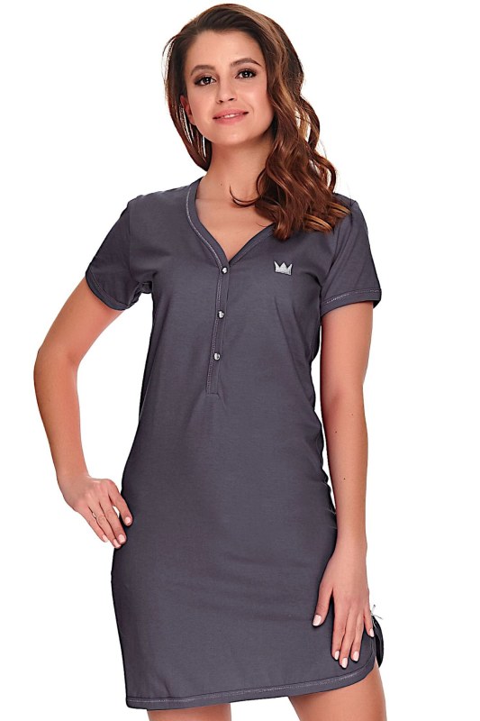 Noční košile 9505 graphite - Doctornap - Dámská pyžama noční košile