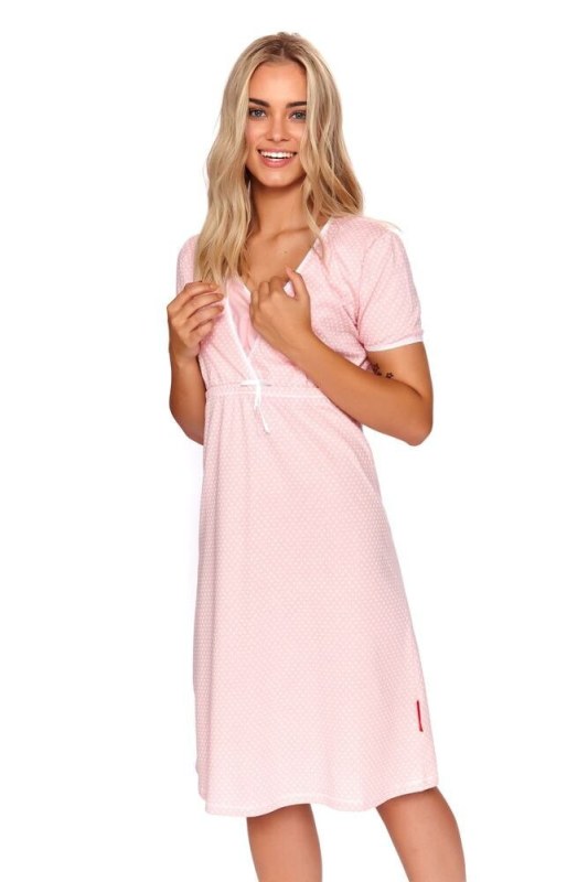 Kojicí noční košile Sweet Pink hvězdičky - Dámská pyžama noční košile