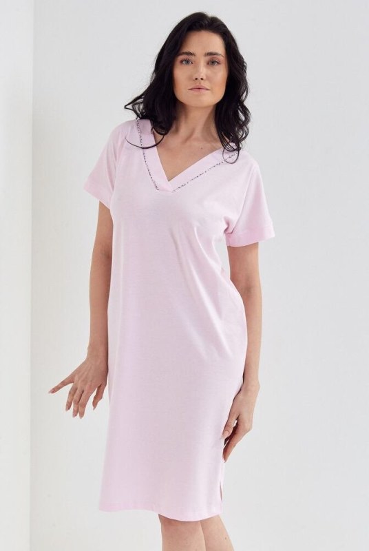 Noční košile Marceline růžová - Dámská pyžama noční košile