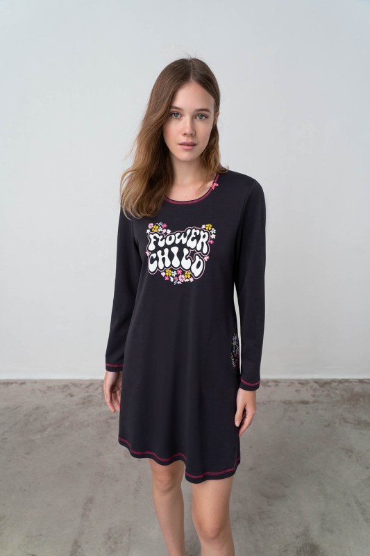Vamp - Dámská noční košile - Gwen 17460 - Vamp - Dámská pyžama noční košile