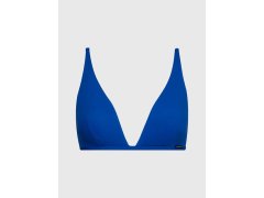 Dámská plavková podprsenka BIKINI KW0KW02041 C66 modrá - Calvin Klein