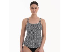 Dámský horní díl plavek Top tankini 6577-1.430 Černá s bílou - Anita