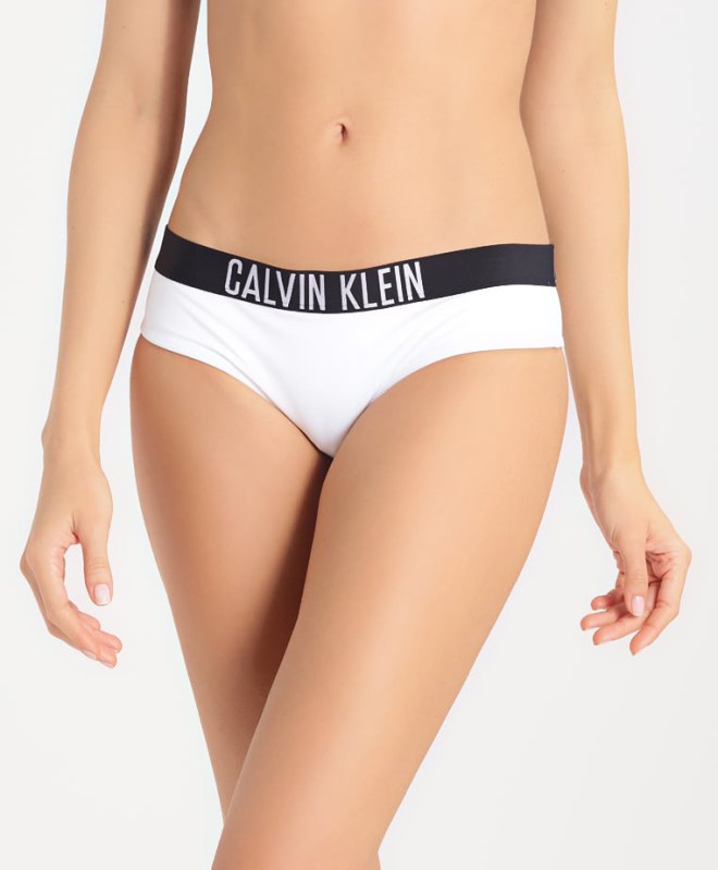 Spodní díl plavek KW0KW00221-100 bílá - Calvin Klein