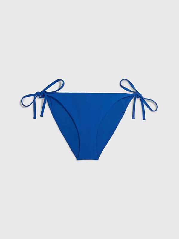 Dámské plavkové kalhotky KW0KW02102 C66 modré - Calvin Klein - Dámské plavky
