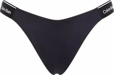Dámské plavkové kalhotky DELTA BIKINI KW0KW02430 BEH černé - Calvin Klein - Dámské plavky