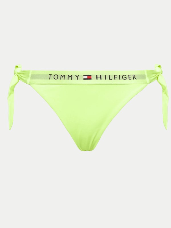 Dámské plavkové kalhotky UW0UW04497 LT3 neon. žluté - Tommy Hilfiger - Dámské plavky
