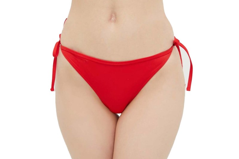 Dámské plavky Bikini UW0UW04588-XNL červené - Tommy Hilfiger Dámské plavky Bikini UW0UW04588-XNL červené - Tommy Hilfiger - Dámské plavky