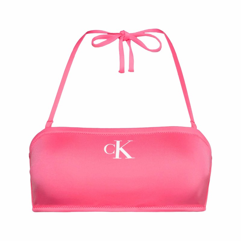 CK Monogram Dámský vrchní díl plavek KW0KW01972-XI1 - Calvin Klein