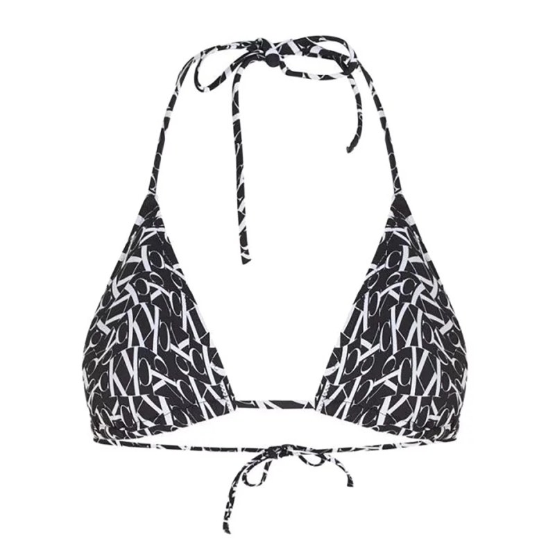 Monogram Dámský vrchní díl plavek KW0KW02079-0GL - Calvin Klein