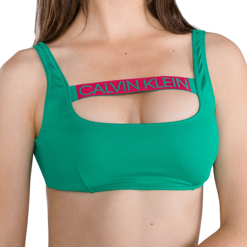 Bralette Dámský vrchní díl plavek KW0KW00573-307 - Calvin Klein Bralette Dámský vrchní díl plavek KW0KW00573-307 - Calvin Klein - Dámské plavky