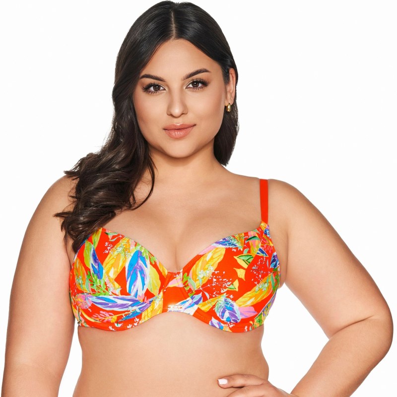 Horní díl plavek 227 orange plus - AVA Horní díl plavek 227 orange plus - AVA - Dámské plavky
