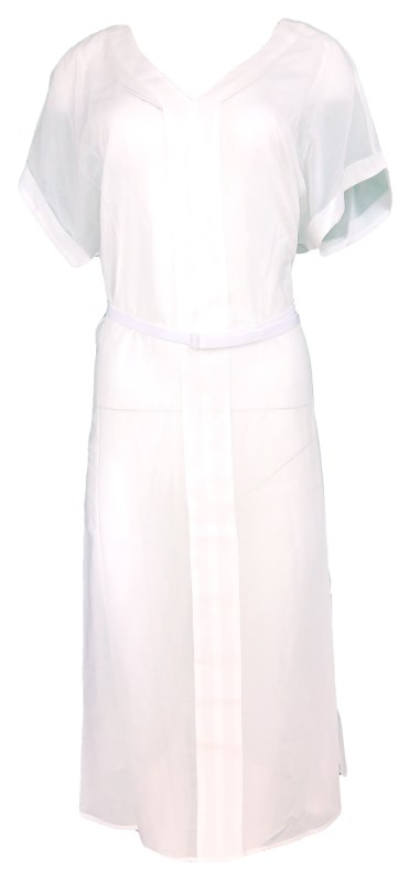 Plážové šaty KW0KW00715-143 bílá - Calvin Klein - Dámské plavky plážové oblečení a doplňky