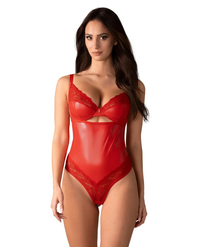 Půvabné body Aliosa teddy - Obsessive Půvabné body Aliosa teddy - Obsessive - Dámské spodní prádlo body