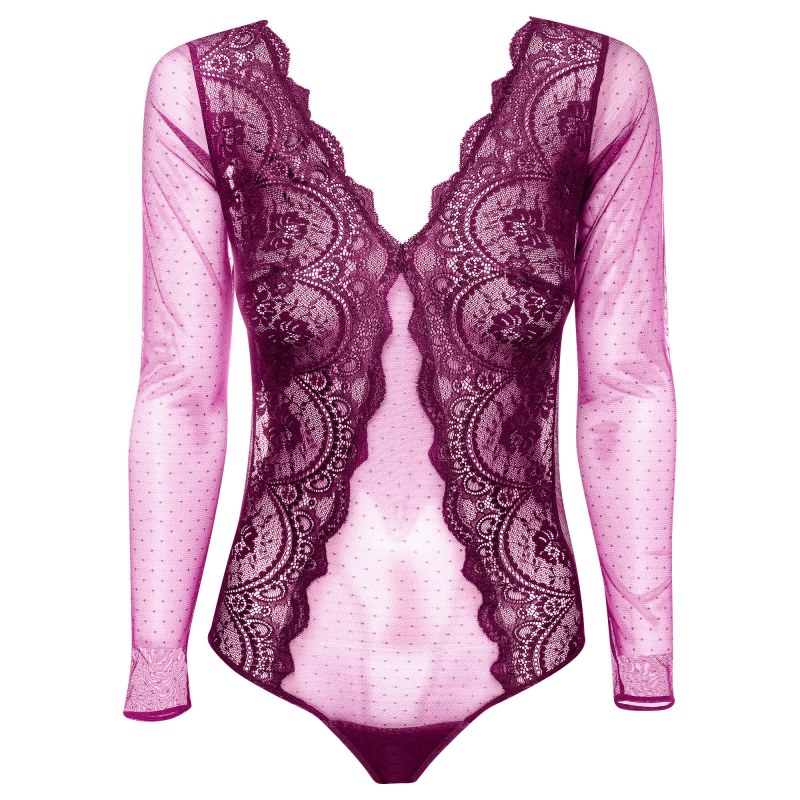 Dámské krajkové body 60552 - Selmark - Dámské spodní prádlo body