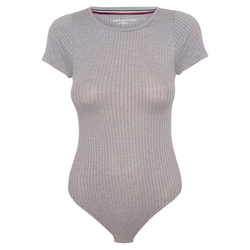 Dámské body s krátkým rukávem UW0UW00699 - Tommy Hilfiger Dámské body s krátkým rukávem UW0UW00699 - Tommy Hilfiger - Dámské spodní prádlo body
