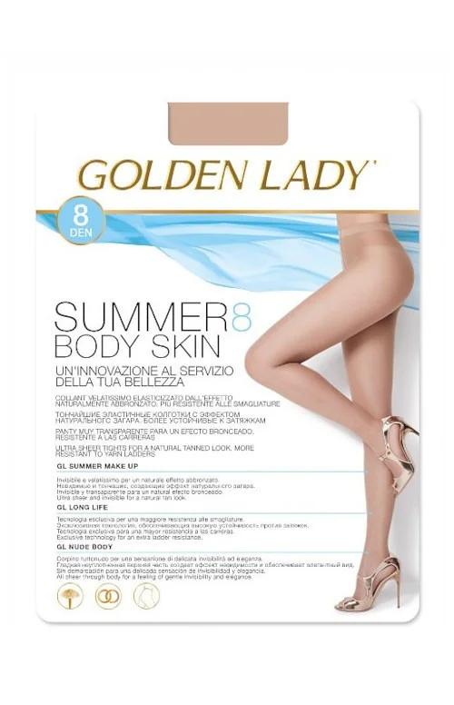 Dámské punčochové kalhoty Golden Lady Summer Body Skin 8 den 5-XL - Dámské spodní prádlo body