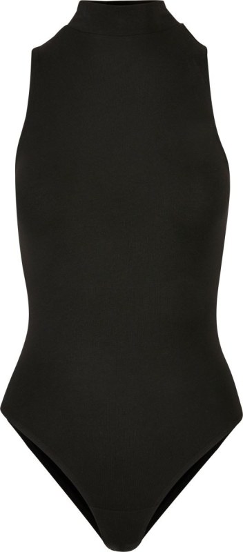 Build your Brand BY 235 Dámské body bez rukávů 56.0235 black - Dámské spodní prádlo body