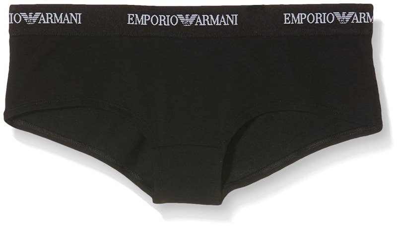 Kalhotky 2pcs 163263 CC317 07320 černá - Emporio Armani - Dámské spodní prádlo