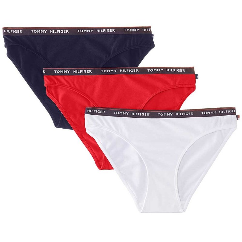 Kalhotky 3pcs UW0UW00043 vícebarevná T|O Tommy Hilfiger - Dámské spodní prádlo