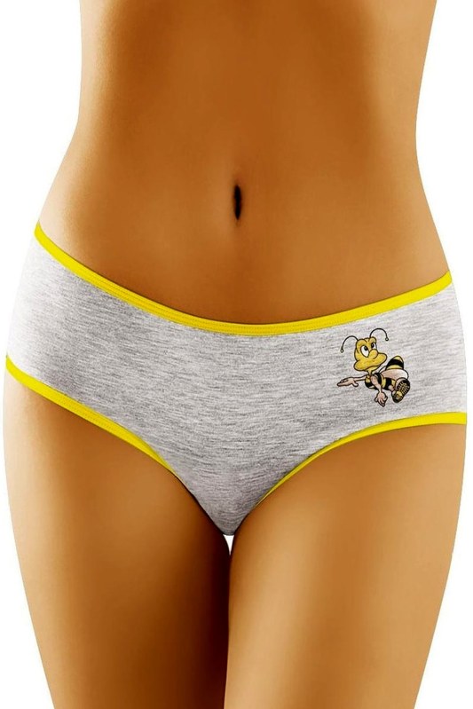 Dámské kalhotky Funny 2503 - včela - WOLBAR - Dámské spodní prádlo