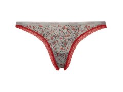 Kalhotky D3447E-DTZ šedočervená - Calvin Klein