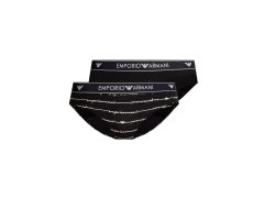 Dámské kalhotky 163334 1P219 03937 námořnická modrá - 2 pack - Emporio Armani