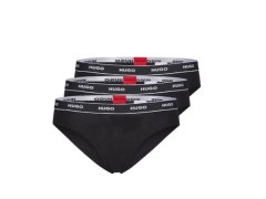 Dámské kalhotky 3ks 50469657 001 černá Hugo Boss