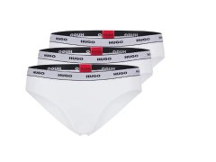 Dámské kalhotky 3ks 50469657 100 bílá Hugo Boss