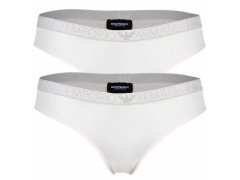 Dámské kalhotky 2PACK 163334 3F223 09210 ecru - Emporio Armani