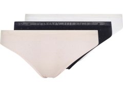 Dámské kalhotky 3Pack UW0UW05284 0VR černé/bílé/sv. růžové - Tommy Hilfiger