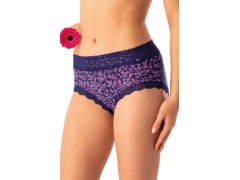 Dámské kalhotky 2PACK LPC 547 Tmavě modrá / Růžová vzor - Key