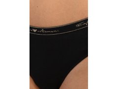 Dámské brazilské kalhotky 2 pack 163337 1A223 - 00020 - Černá - Emporio Armani