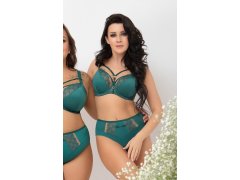 Gorsenia B004 Kasja Brazilské kalhotky Zelená S-2XL