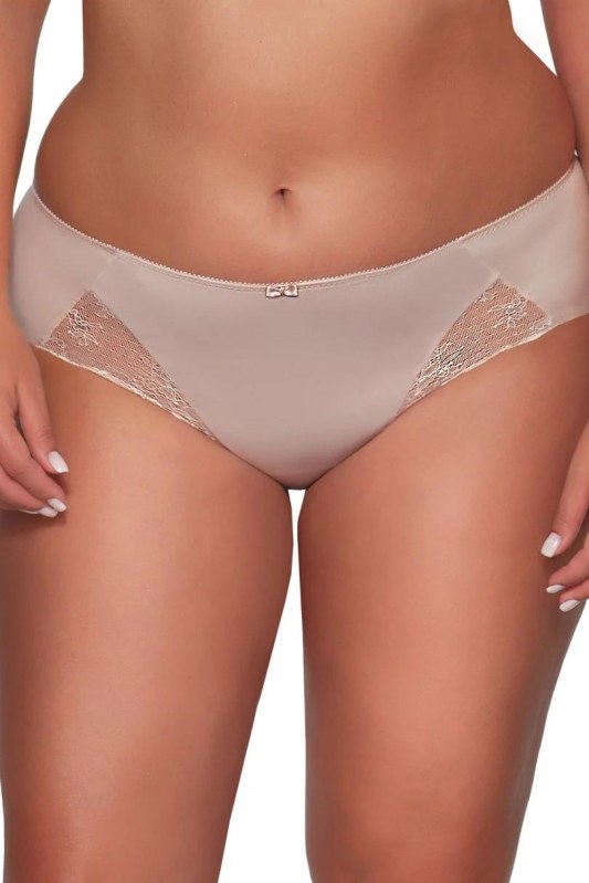 BRAZILIANS AV 2112/B BEIGE - Dámské spodní prádlo kalhotky a&nbsp;tanga brazilské kalhotky