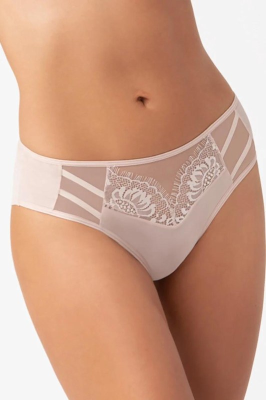 BRAZYLIANS PARADISE K498/1 BEIGE - Dámské spodní prádlo kalhotky a&nbsp;tanga brazilské kalhotky