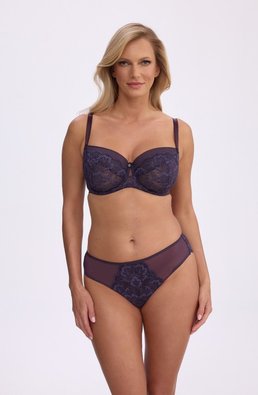 Kalhotky Gaia GFB 1343 Nia brazilské fialové S–2XL - Dámské spodní prádlo kalhotky a&nbsp;tanga brazilské kalhotky