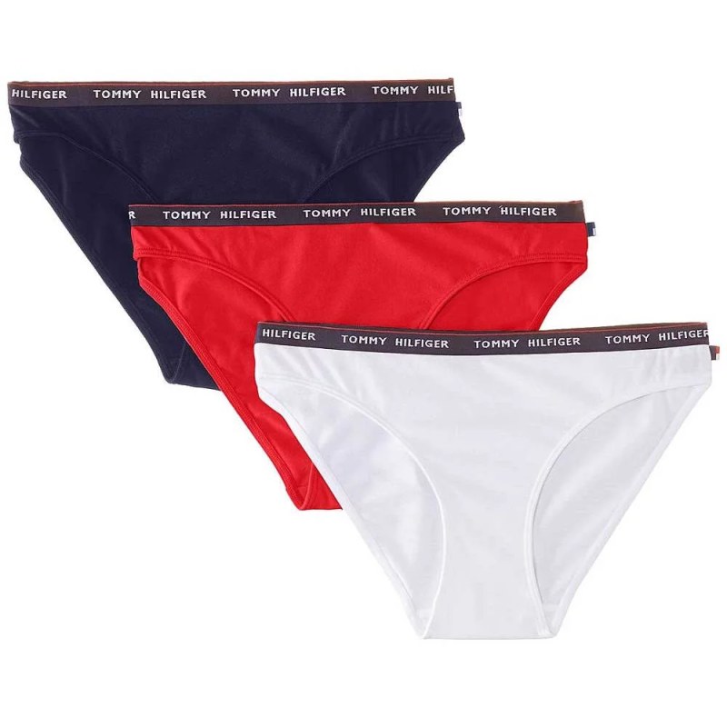 Kalhotky 3pcs UW0UW00043 vícebarevná T|O Tommy Hilfiger - Dámské spodní prádlo kalhotky a&nbsp;tanga