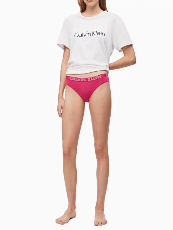 Kalhotky QD3637E - 8ZK malinová - Calvin Klein