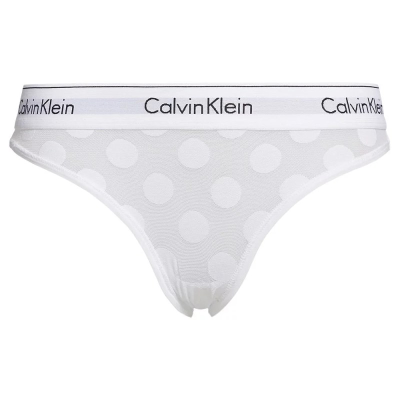 Kalhotky QF5850E-100 bílá - Calvin Klein - Dámské spodní prádlo kalhotky a&nbsp;tanga