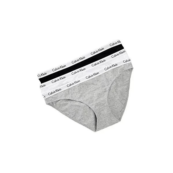 Kalhotky 3pcs QD3588E - 999 vícebarevná - Calvin Klein - Dámské spodní prádlo kalhotky a&nbsp;tanga