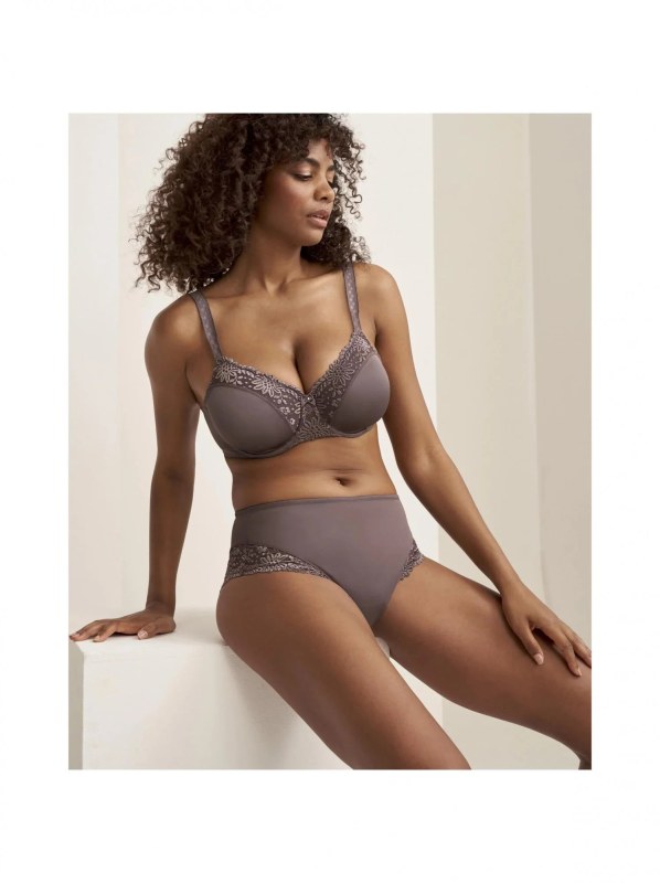 Kalhotky Ladyform Soft Maxi šedofialová 6437 - Triumph